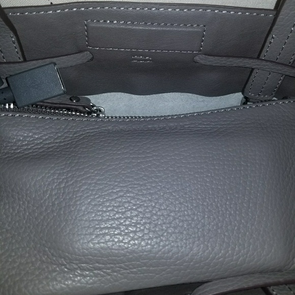 Banana Republic Snakeskin Design Leather Tote Bag - Picture 3 of 7